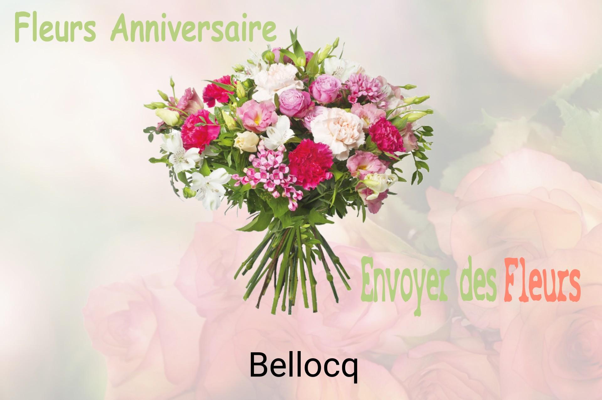 Bouquet de fleurs d’anniversaire livré à Bellocq